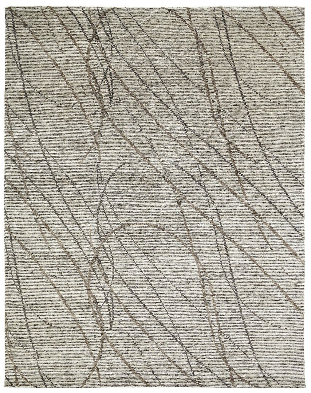 2' x 3' Modern Hand-Knotted Silk rug, Rug #VS6051