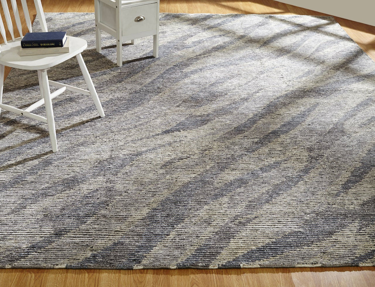 6' x 9' Modern Hand-Knotted Silk rug, Rug #VS6061