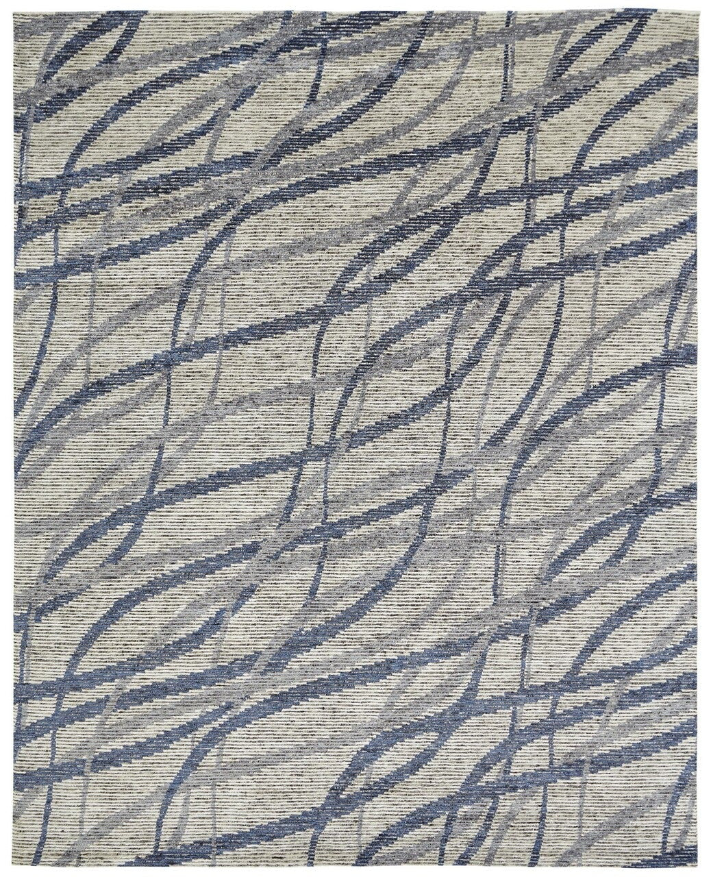 2' x 3' Modern Hand-Knotted Silk rug, Rug #VS6071
