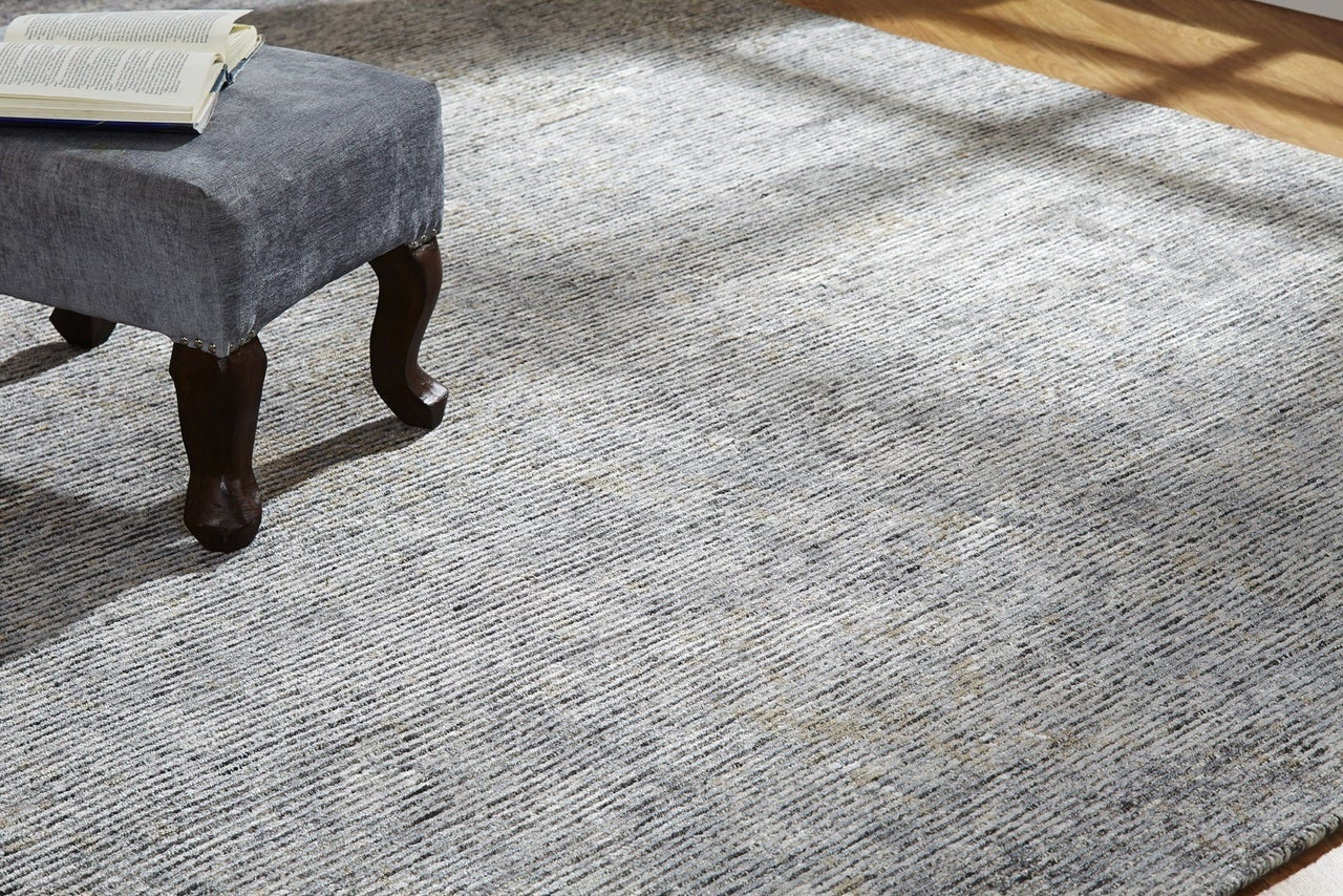 6' x 9' Transitional Hand-Knotted Silk rug, Rug #VS6081