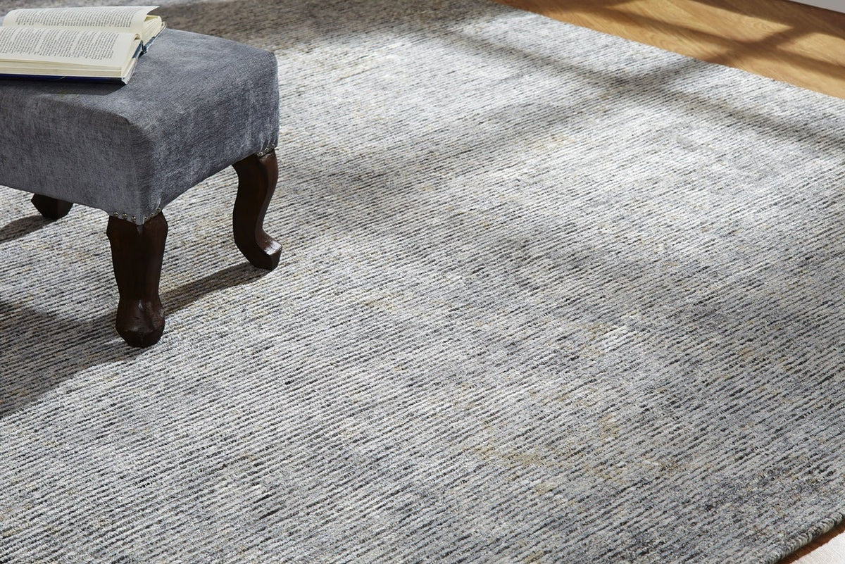 6' x 9' Transitional Hand-Knotted Silk rug, Rug #VS6081