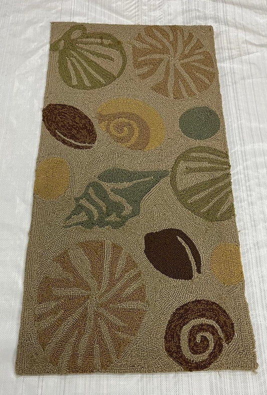 2x4 Coastal Hand-Knotted Wool rug, Rug #EB-71