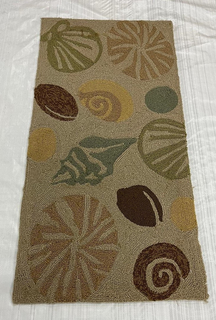 2x4 Coastal Hand-Knotted Wool rug, Rug #EB-71