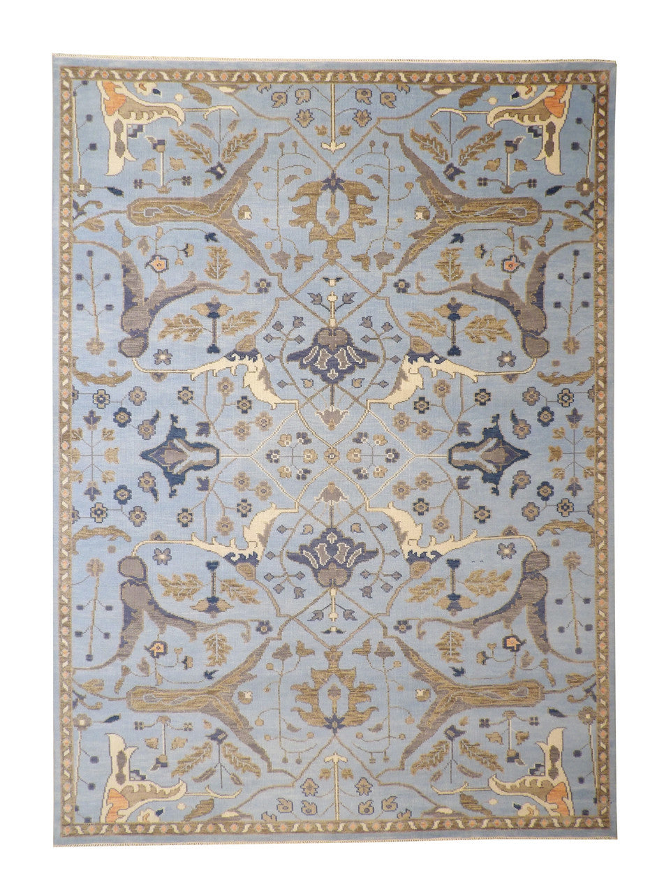 10x14 Oushak Hand-Knotted Wool rug, Rug #101-20187