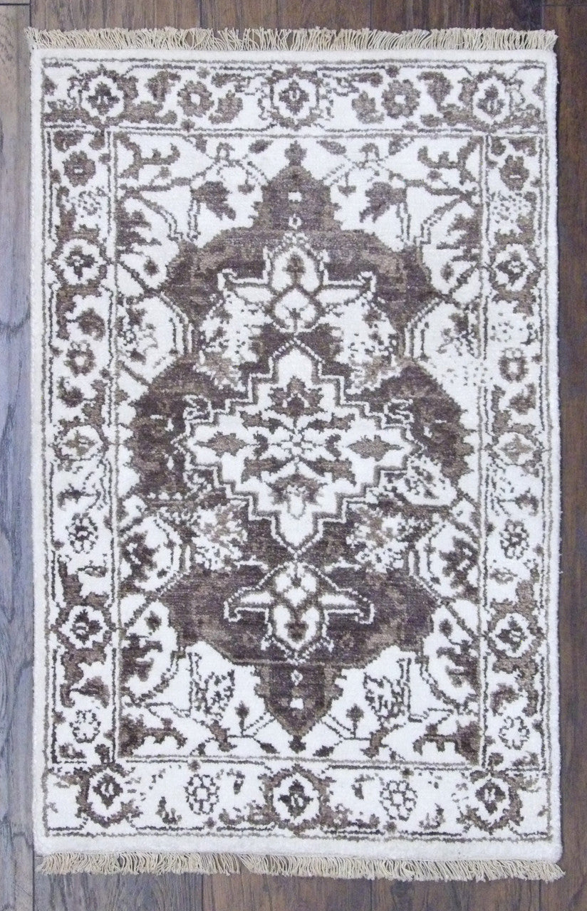 2x3 Modern Hand-Knotted Silk rug, Rug #101-11296
