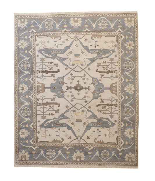 8x10 Oushak Hand-Knotted Wool rug, Rug #101-20332