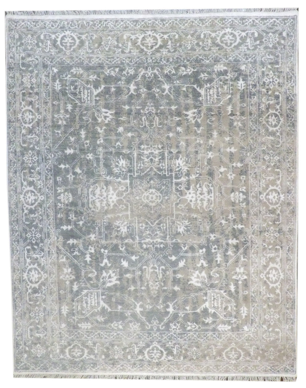 8x10 Oushak Hand-Knotted Silk rug, Rug #101-11168