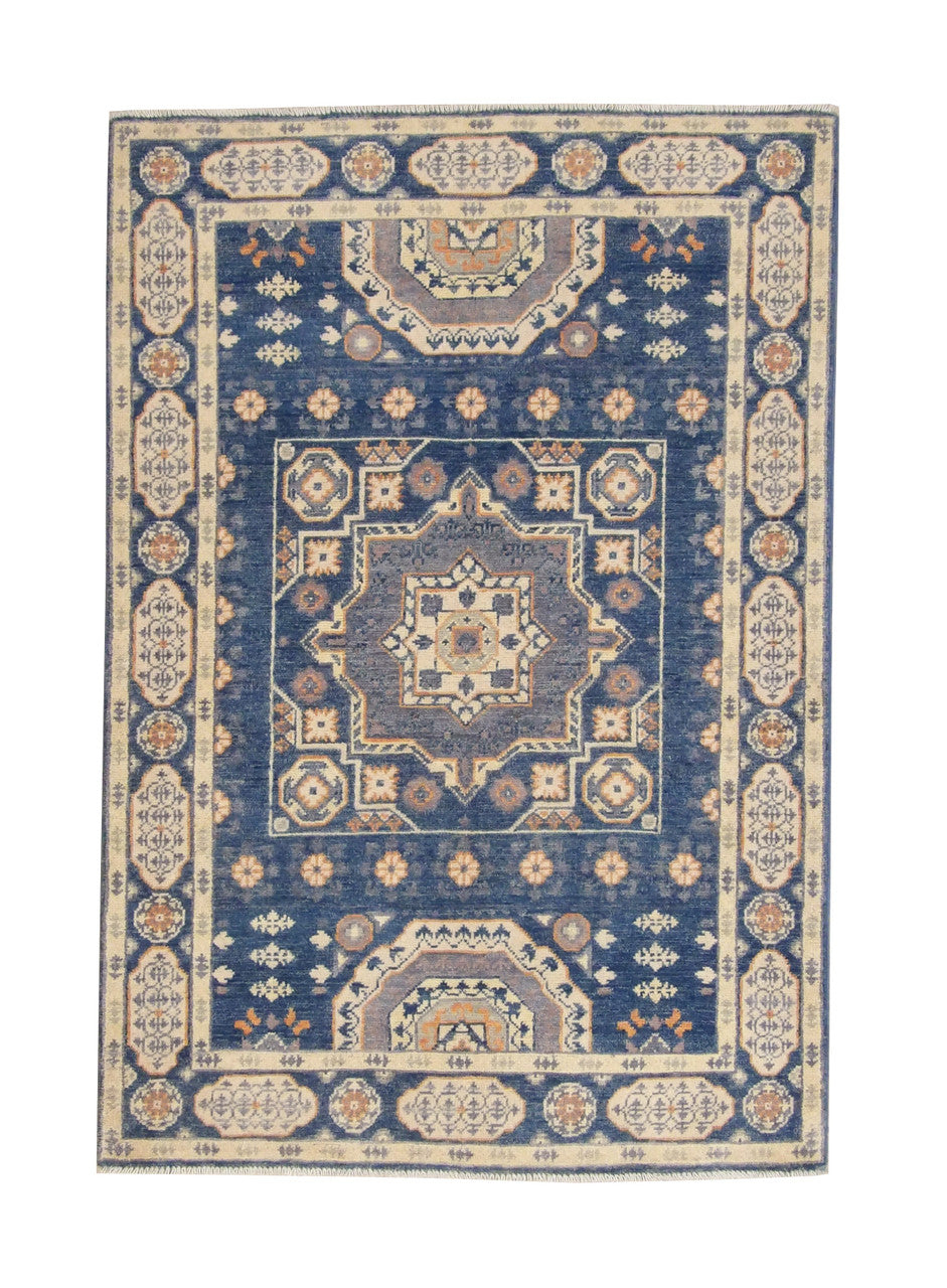 3x5 Tribal Hand-Knotted Wool rug, Rug #b-128