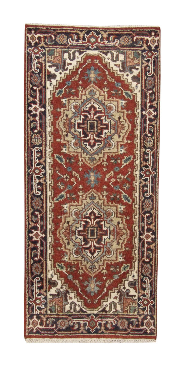 3x6 Tribal Hand-Knotted Wool rug, Rug #101-20292