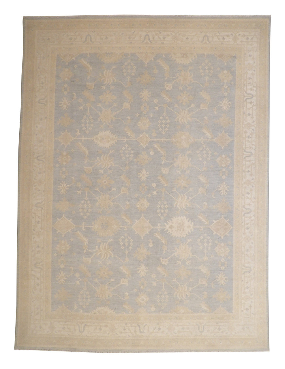 9x12 Oushak Hand-Knotted Wool rug, Rug #101-2091