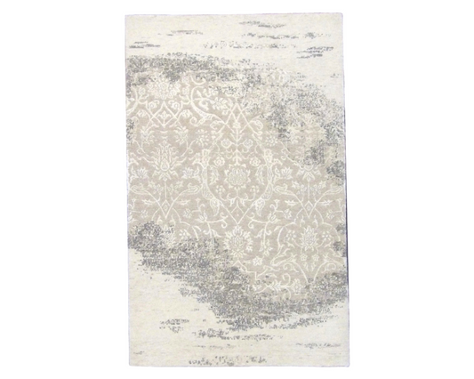 3x5 Modern Hand-Knotted Silk rug, Rug #101-166