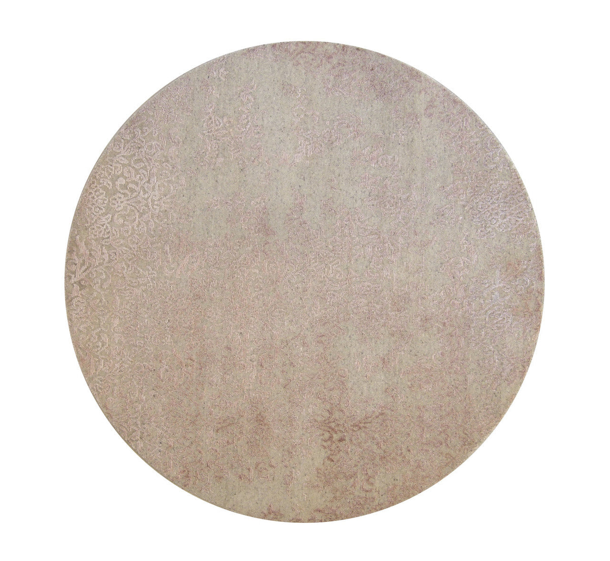 6x6 Modern Hand-Knotted Silk rug, Rug #101-2035