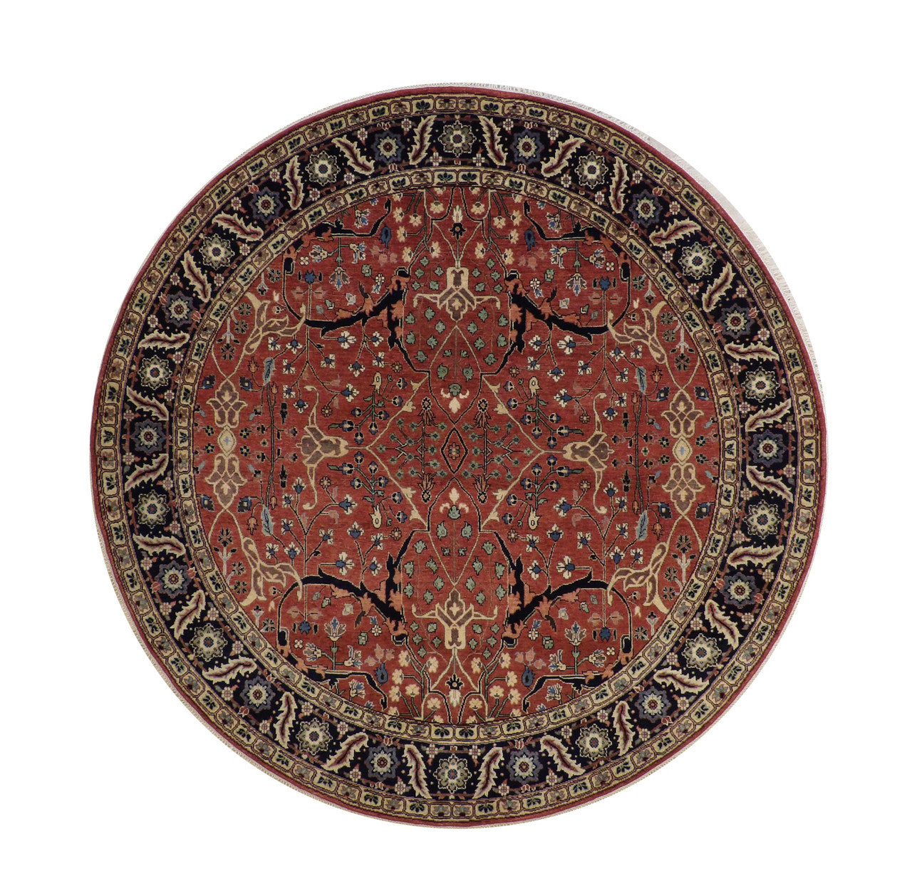 8x8 Tribal Hand-Knotted Wool rug, Rug #101-20213