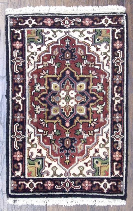 2x3 Tribal Hand-Knotted Wool rug, Rug #101-320