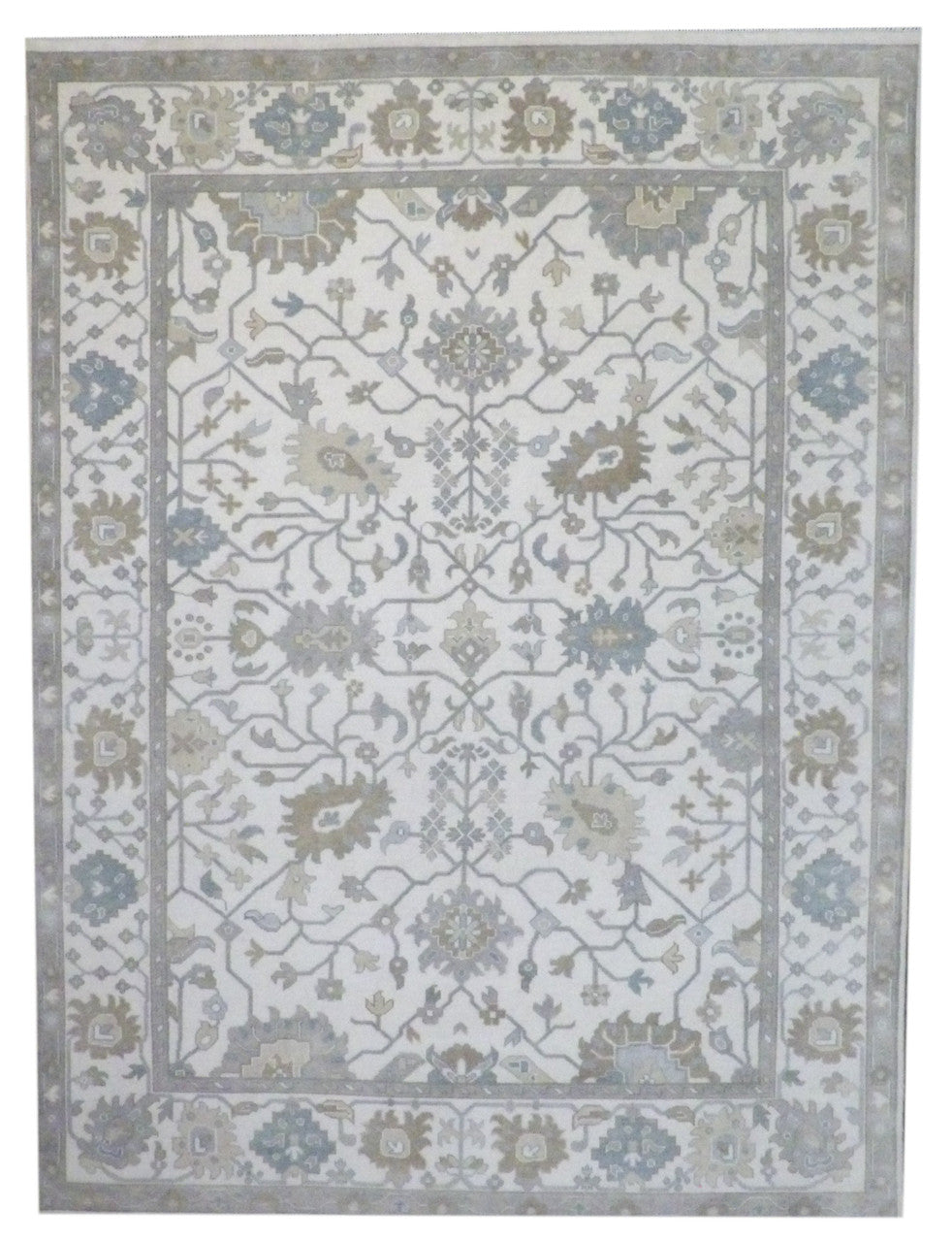 9x12 Oushak Hand-Knotted Wool rug, Rug #101-290