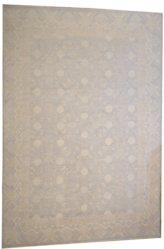 12x18 Oushak Hand-Knotted Wool rug, Rug #101-5119