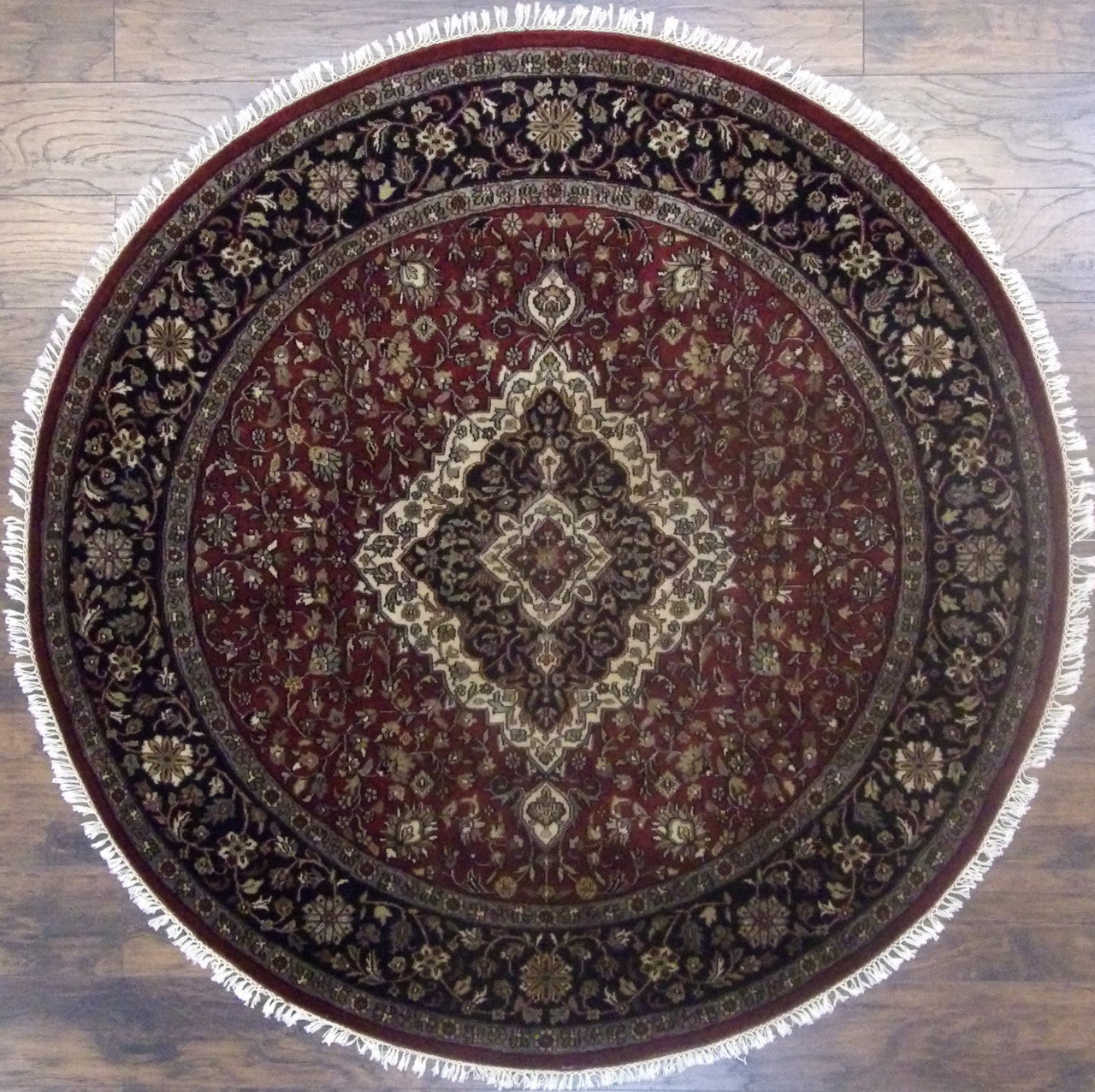 6x6 Traditional Hand-Knotted Wool rug, Rug #101-464