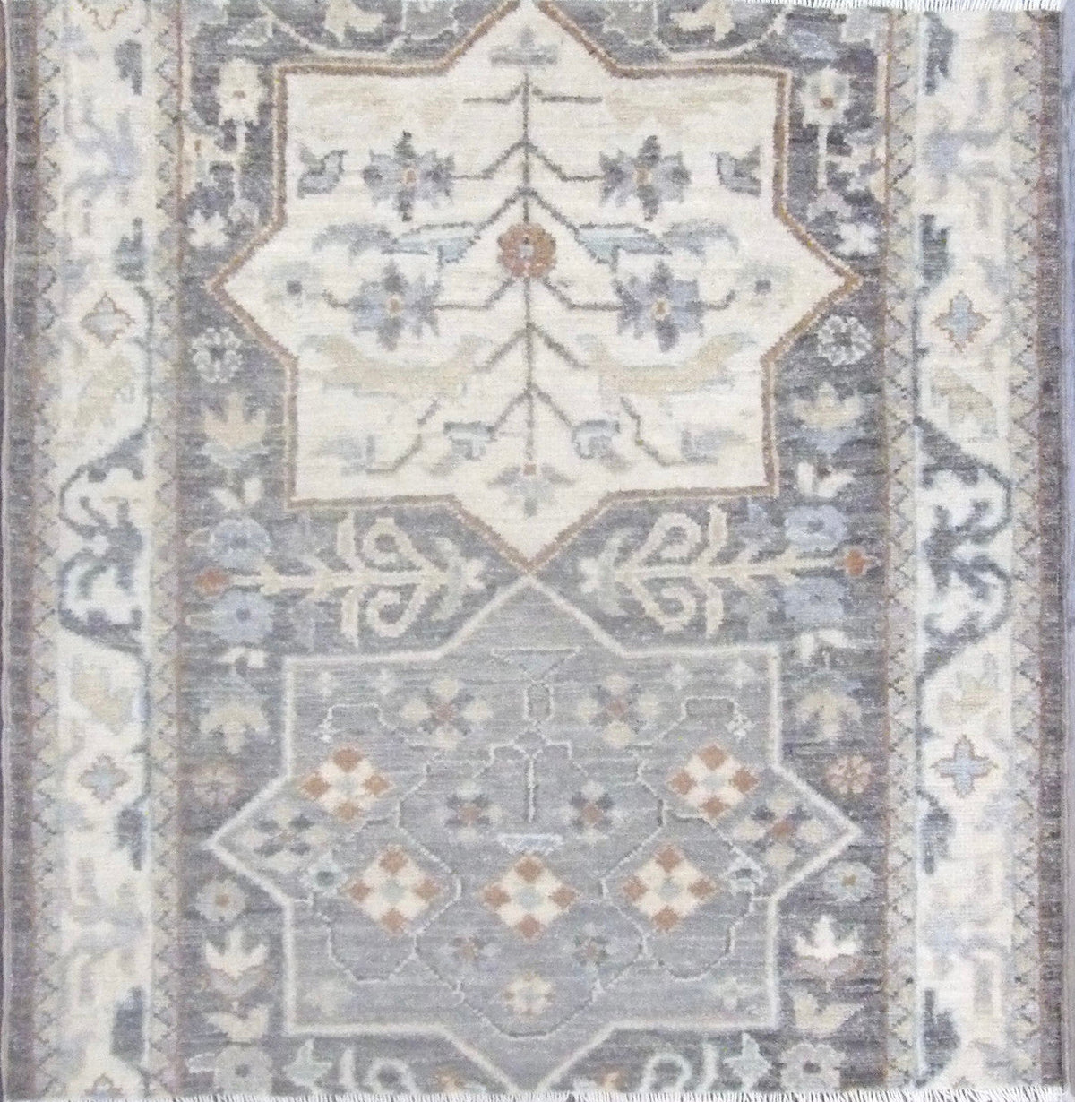 3x3 Oushak Hand-Knotted Wool rug, Rug #101-494