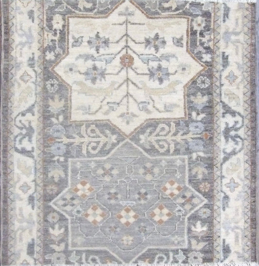 3x3 Oushak Hand-Knotted Wool rug, Rug #101-494