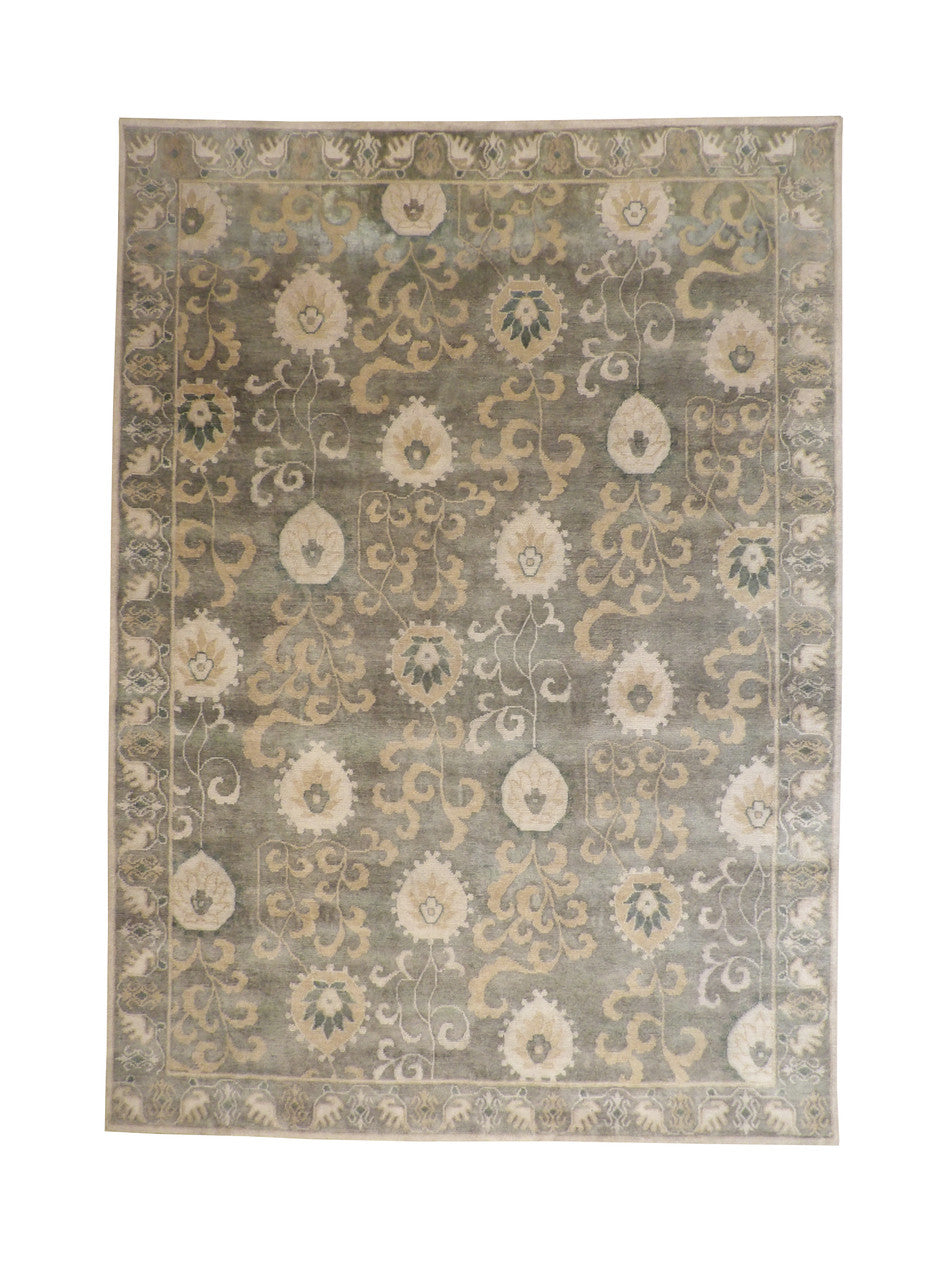 10x14 Ikat Hand-Knotted Wool rug, Rug #101-5020