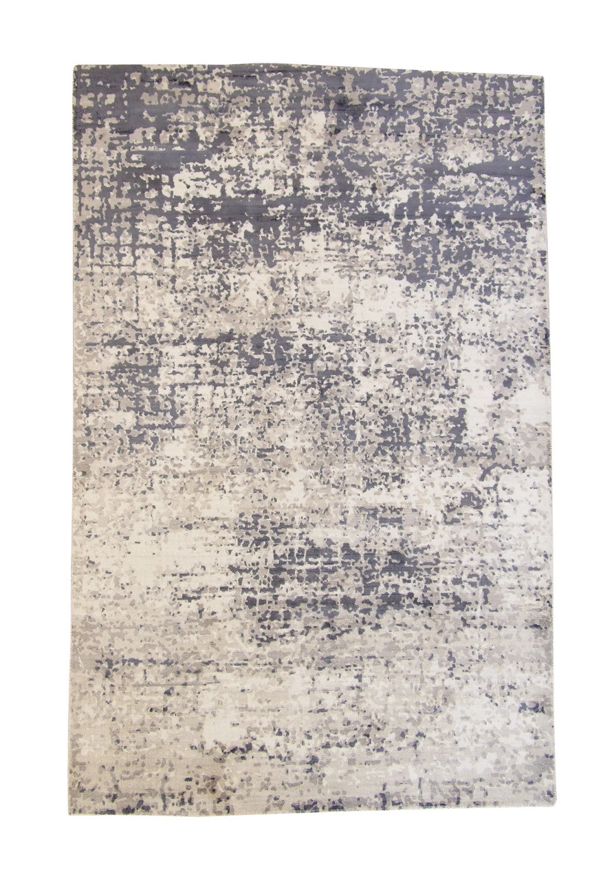 5x8 Modern Hand Loom Silk rug, Rug #101-5132