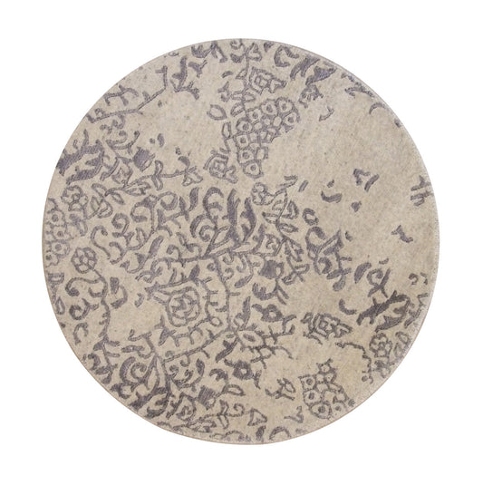 3x3 Transitional Hand-Knotted Silk rug, Rug #101-2026