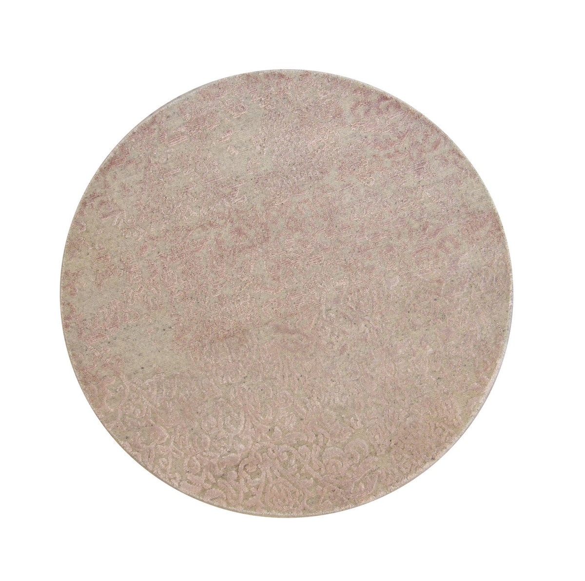 4x4 Modern Hand-Knotted Silk rug, Rug #101-2045