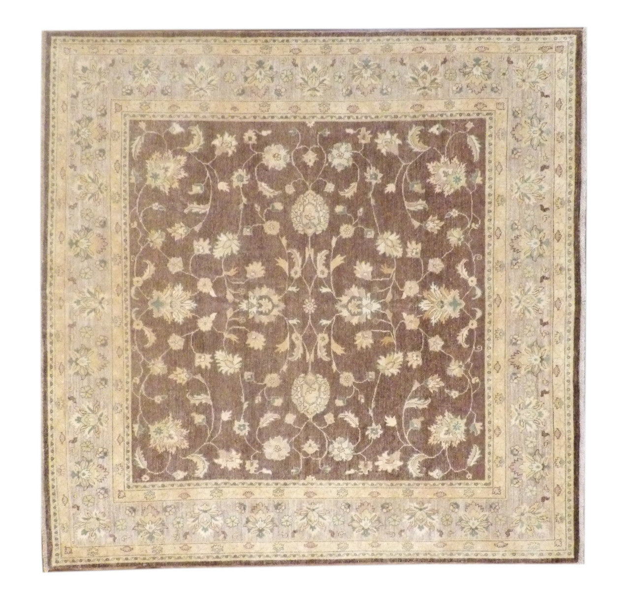 8x8 Oushak Hand-Knotted Wool rug, Rug #101-923