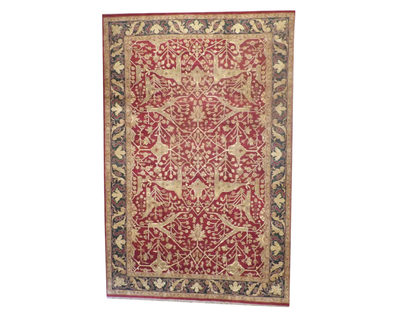12x18 Traditional Hand-Knotted Wool rug, Rug #101-1127