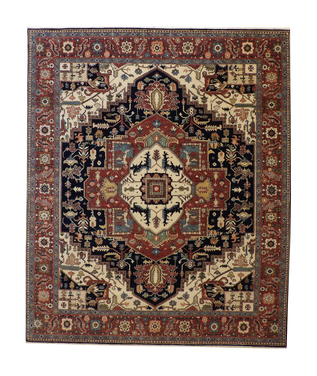 8x10 Antique Hand-Knotted Wool rug, Rug #101-20208