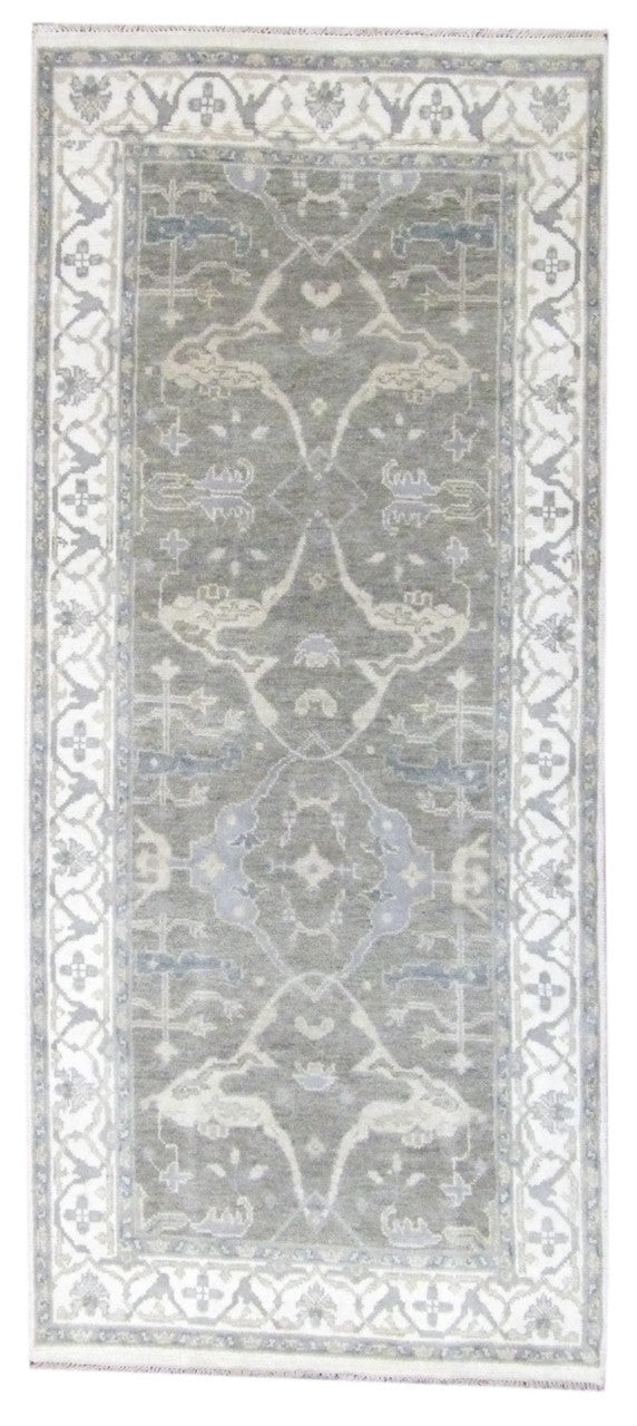 4x10 Oushak Hand-Knotted Wool rug, Rug #101-1169