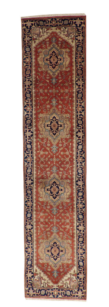 3x12 Tribal Hand-Knotted Wool rug, Rug #101-20075