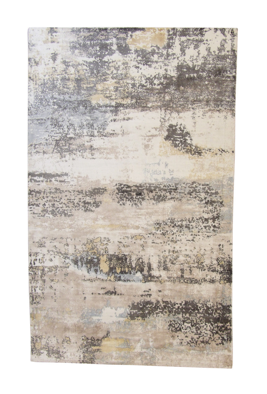 5x8 Modern Hand Loom Silk rug, Rug #101-5128
