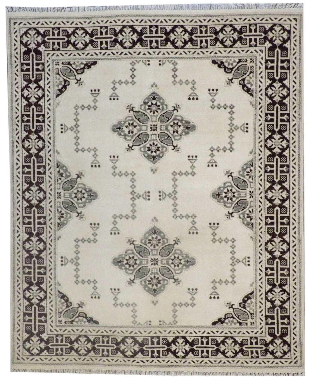 Tribal Hand-Knotted Wool rug, Rug #101-987