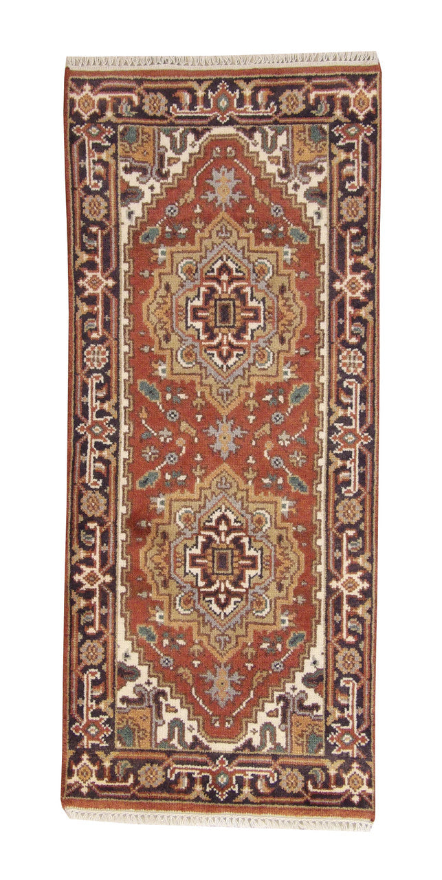 2x6 Tribal Hand-Knotted Wool rug, Rug #101-20300