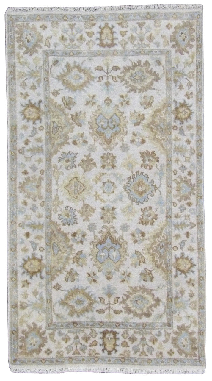 3x5 Oushak Hand-Knotted Wool rug, Rug #101-129