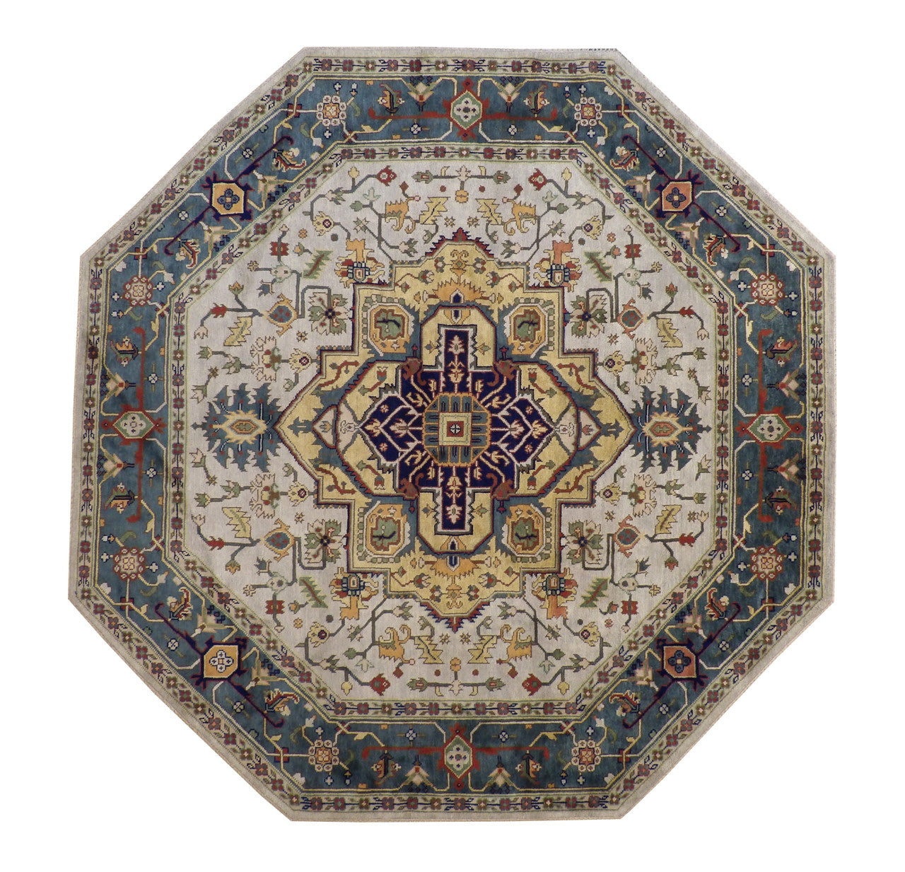 5x5 Tribal Hand-Knotted Wool rug, Rug #101-20324