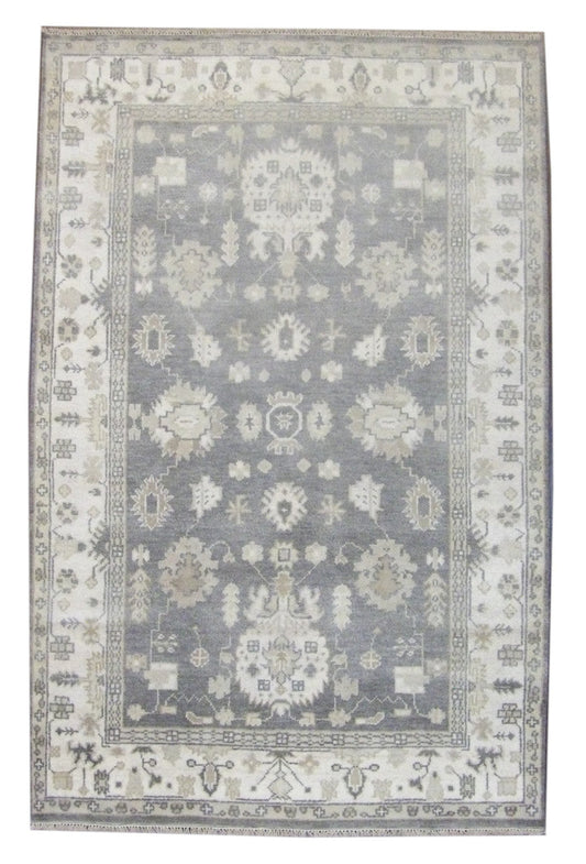 5x8 Oushak Hand-Knotted Wool rug, Rug #101-789