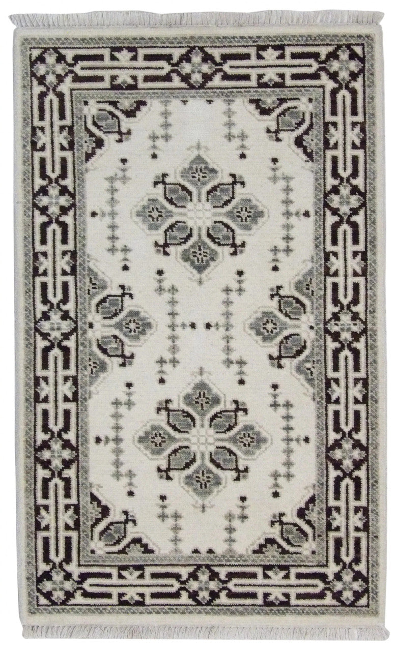 3x5 Oushak Hand-Knotted Wool rug, Rug #101-119