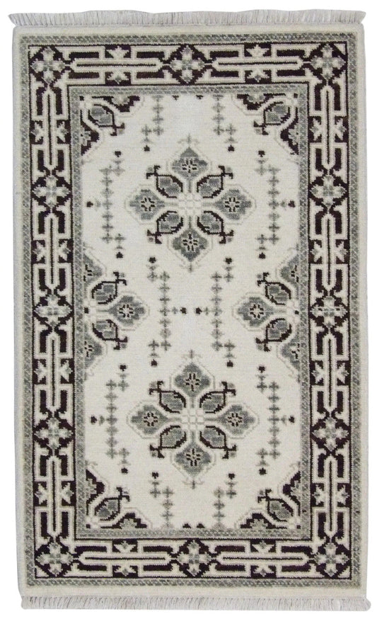 3x5 Oushak Hand-Knotted Wool rug, Rug #101-119