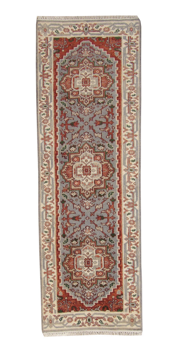 2x7 Tribal Hand-Knotted Wool rug, Rug #101-20305