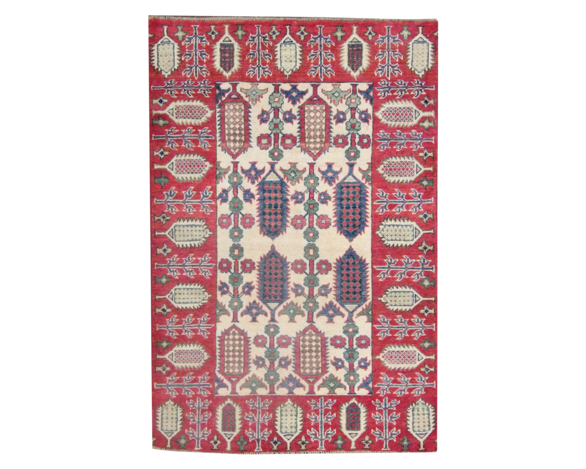 3x5 Tribal Hand-Knotted Wool rug, Rug #101-1115