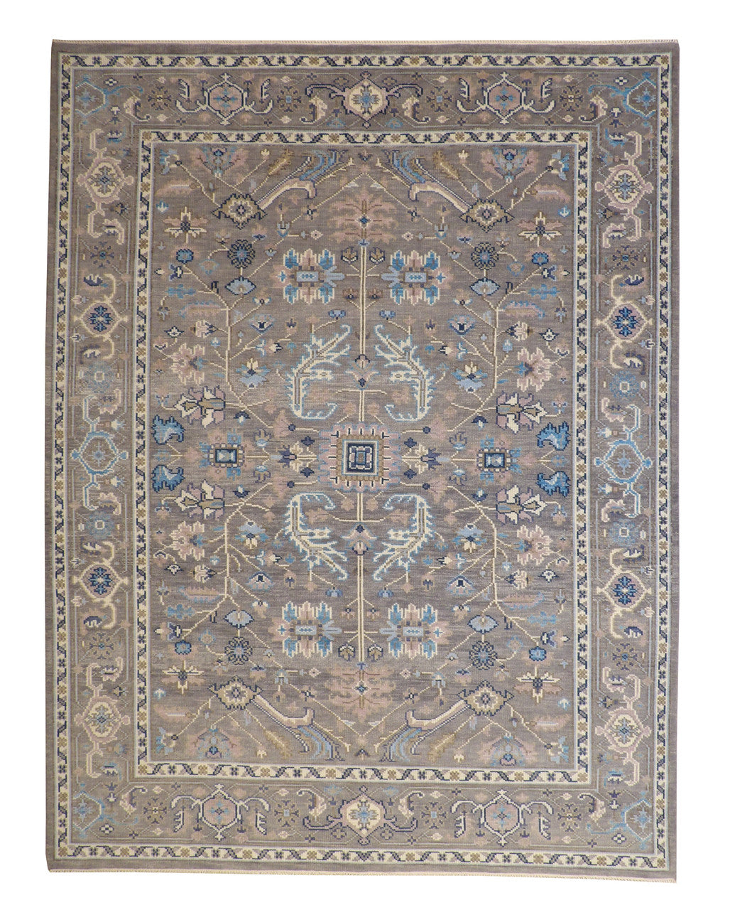 9x12 Oushak Hand-Knotted Wool rug, Rug #101-20183