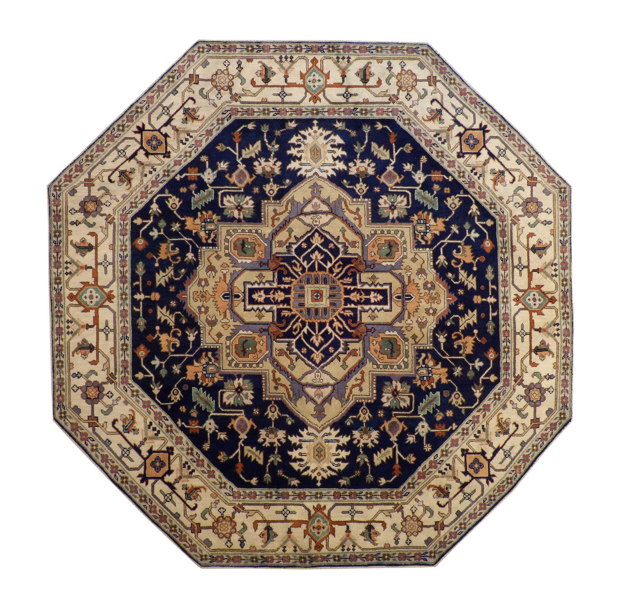 5x5 Tribal Hand-Knotted Wool rug, Rug #101-20322