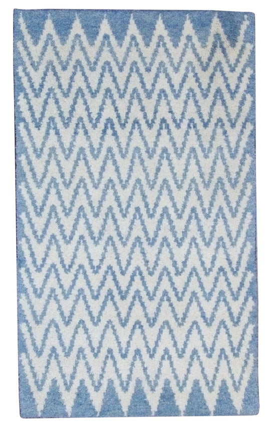 3x5 Moroccan Hand-Knotted Wool rug, Rug #101-174