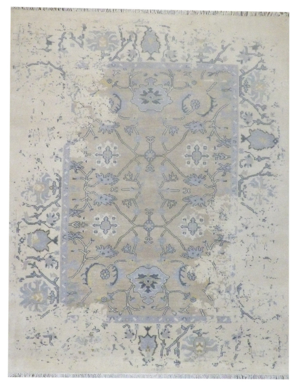 8x10 Transitional Hand-Knotted Wool rug, Rug #101-11165