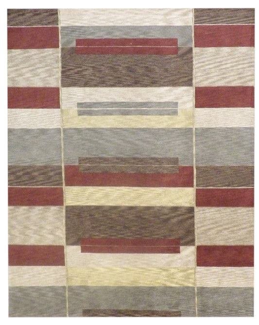 8x10 Tribal Hand-Knotted Wool rug, Rug #101-1034