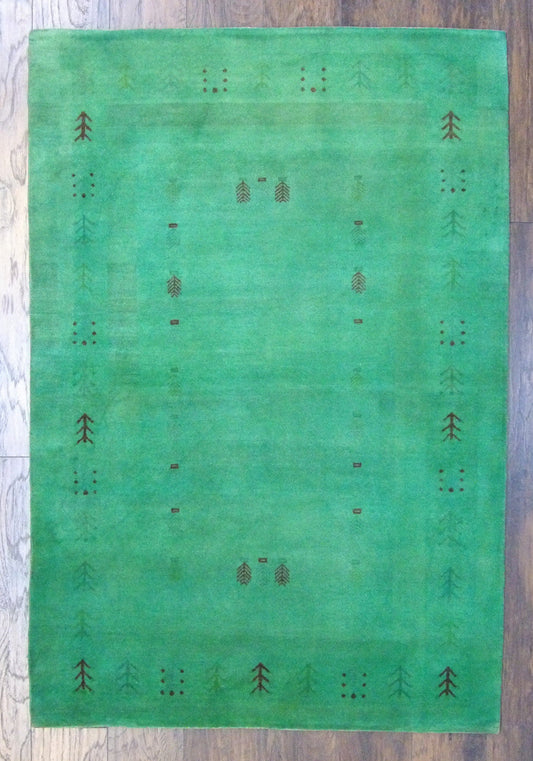 4x6 Vintage Hand-Knotted Wool rug, Rug #101-375