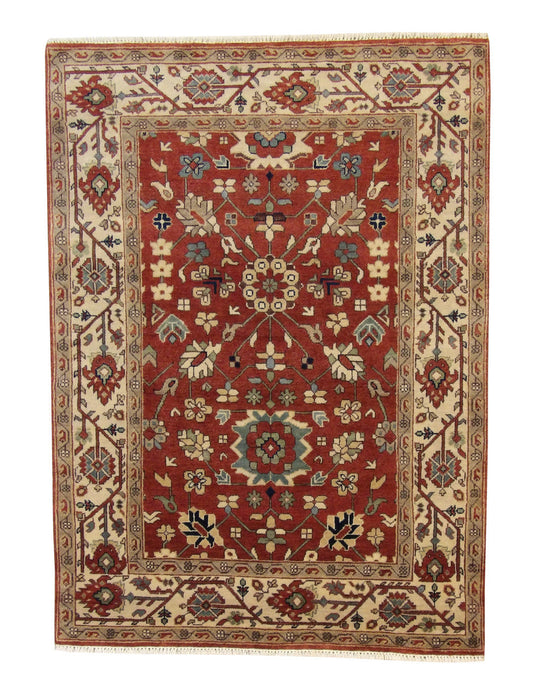 5x8 Tribal Hand-Knotted Wool rug, Rug #101-20096