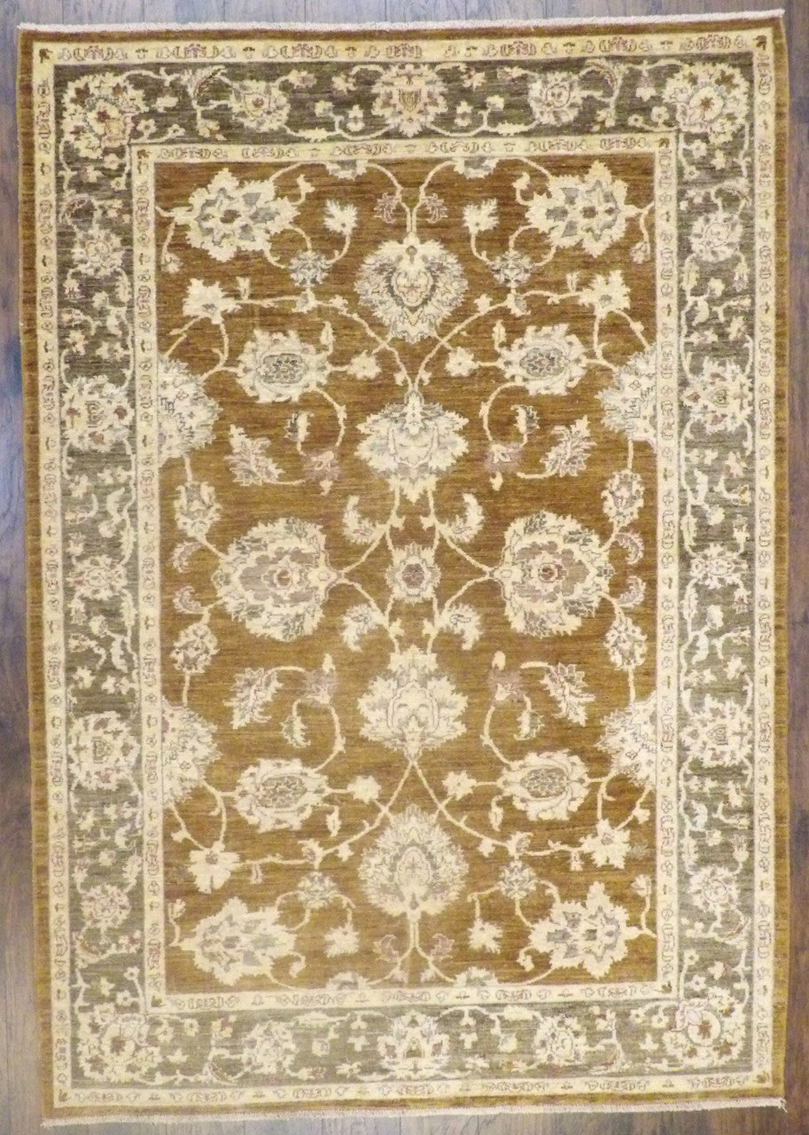 6x9 Antique Hand-Knotted Wool rug, Rug #101-884